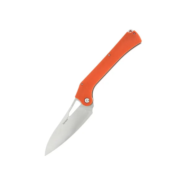 TACRAY KNIVES - TR-FK02 ORANGE - Couteau de cuisine pliant lame VG10 manche G10 - 2