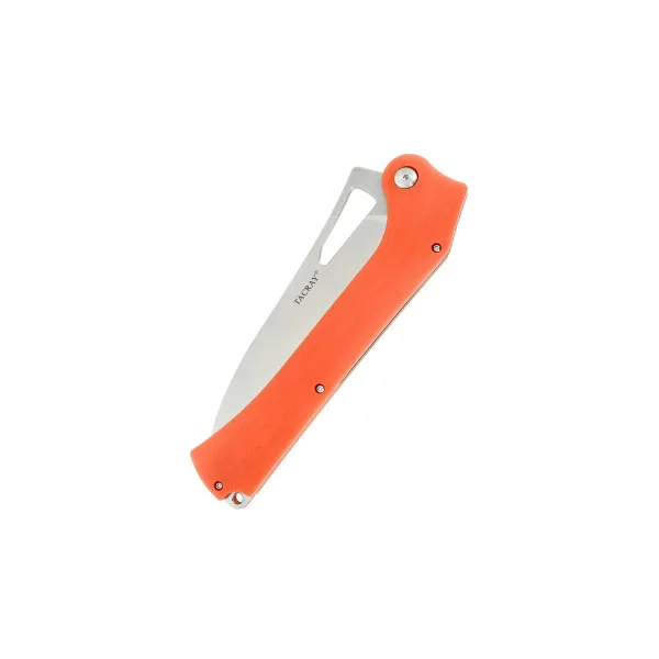 TACRAY KNIVES - TR-FK02 ORANGE - Couteau de cuisine pliant lame VG10 manche G10 - 4