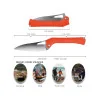 TACRAY KNIVES - TR-FK02 ORANGE - Couteau de cuisine pliant lame VG10 manche G10 - 8