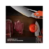 TACRAY KNIVES - TR-FK02 ORANGE - Couteau de cuisine pliant lame VG10 manche G10 - 10