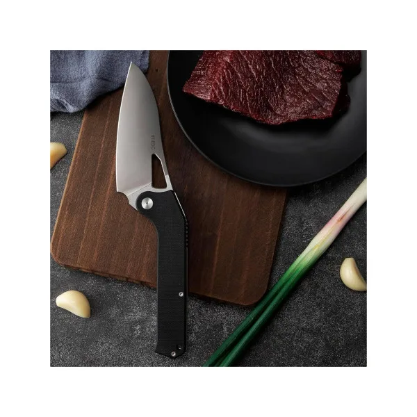 TACRAY KNIVES - TRFK01N - Couteau de cuisine pliant lame VG10 manche G10 Noir - 7
