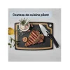 TACRAY KNIVES - TRFK01N - Couteau de cuisine pliant lame VG10 manche G10 Noir - 10