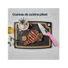 TACRAY KNIVES - TR-FKK01 ROSE - Couteau de cuisine pliant lame VG10 manche G10 - 5