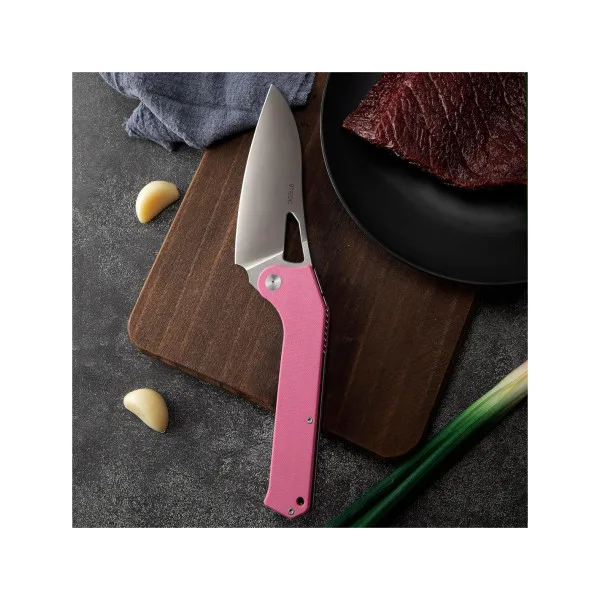TACRAY KNIVES - TR-FKK01 ROSE - Couteau de cuisine pliant lame VG10 manche G10 - 6