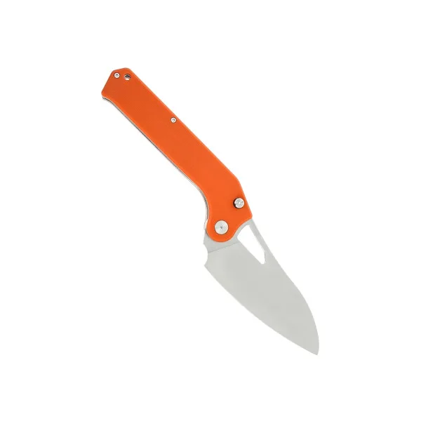 TACRAY KNIVES - TR-FKK01 ORANGE - Couteau de cuisine pliant lame VG10 manche G10