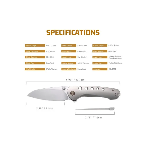 REMETTE KNIVES - RTBEE-T - 8