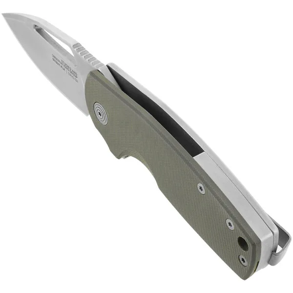 Stout FLK Olive SOG — Couteau pliant | Deville Armory
