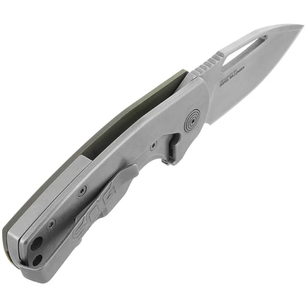 Stout FLK Olive SOG — Couteau pliant | Deville Armory