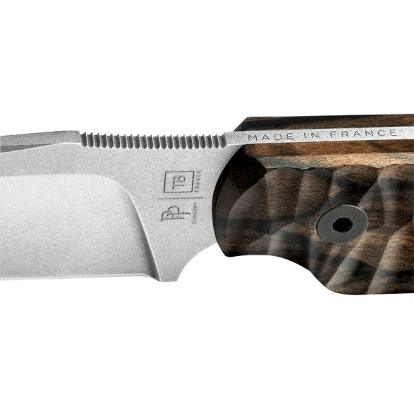 Commandeur Ziricote Toxifié TBOUTDOOR — Couteau fixe | Deville Armory