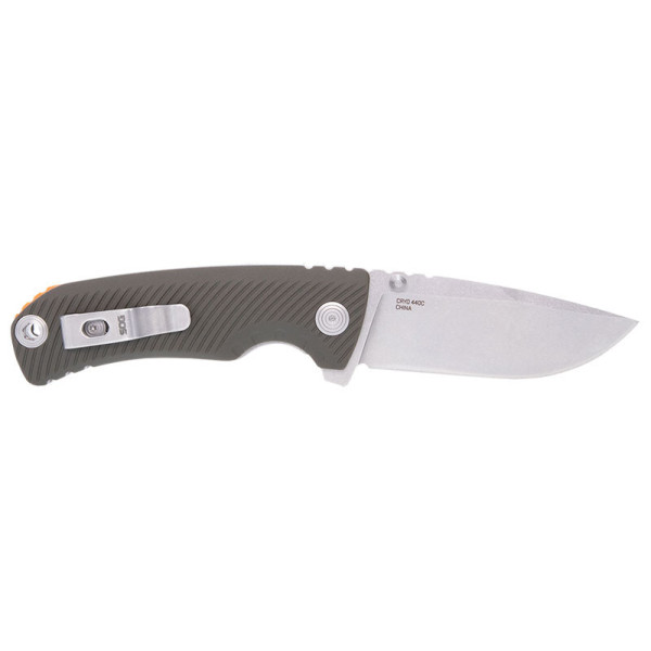 TELLUS ATK - Olive/Orange SOG — Couteau pliant | Deville Armory