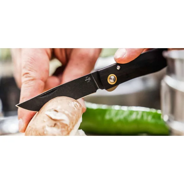 Rusticus All Black Boker Plus — Couteau pliant | Deville Armory