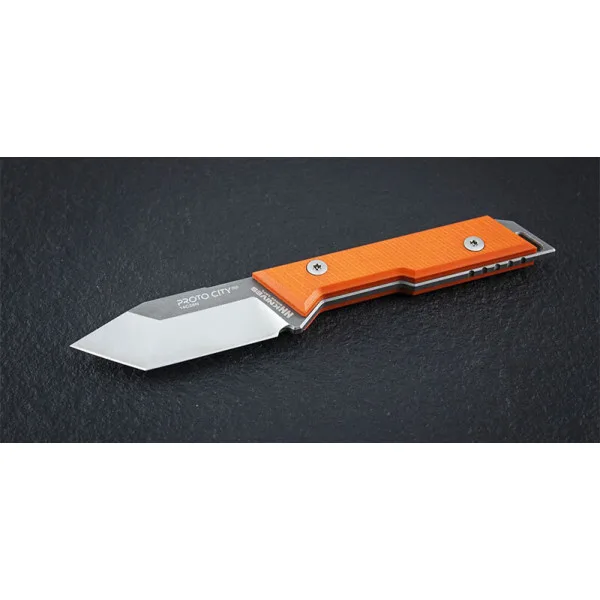 Proto City Tanto Orange NN Knives — Couteau fixe | Deville Armory
