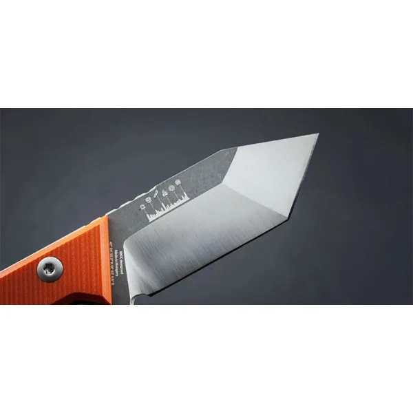 Proto City Tanto Orange NN Knives — Couteau fixe | Deville Armory