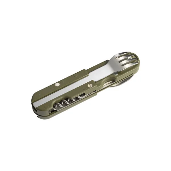 Bivouac Kaki TBOUTDOOR — Couteau multi-fonction | Deville Armory