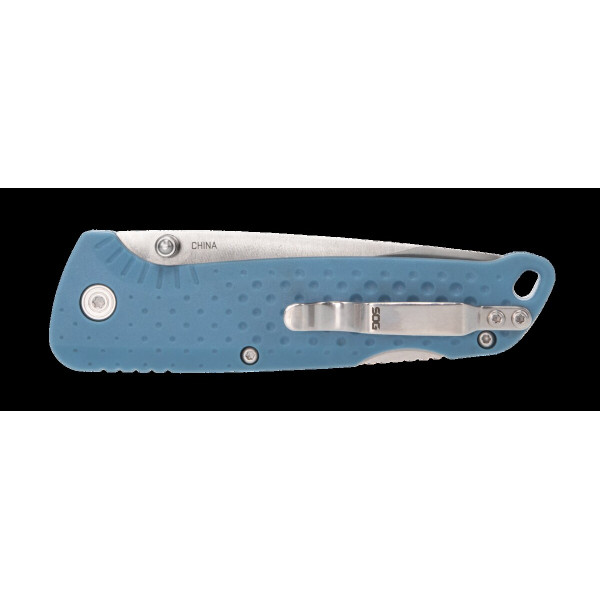 Adventurer LB - Bleu SOG — Couteau pliant | Deville Armory