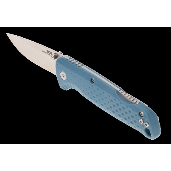 Adventurer LB - Bleu SOG — Couteau pliant | Deville Armory
