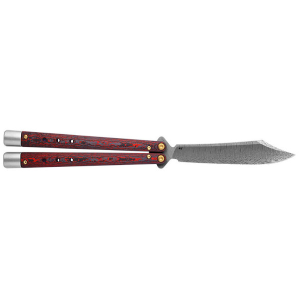 Necron Lava Flow Benchmade — Couteau papillon | Deville Armory