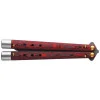 Necron Lava Flow Benchmade — Couteau papillon | Deville Armory