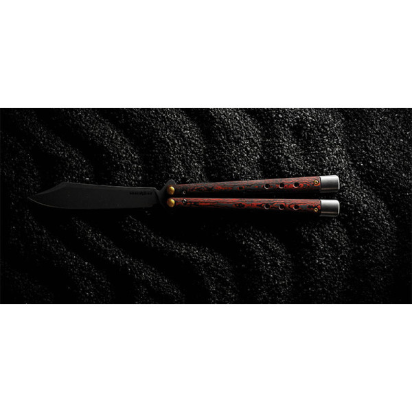 Necron Lava Flow Benchmade — Couteau papillon | Deville Armory