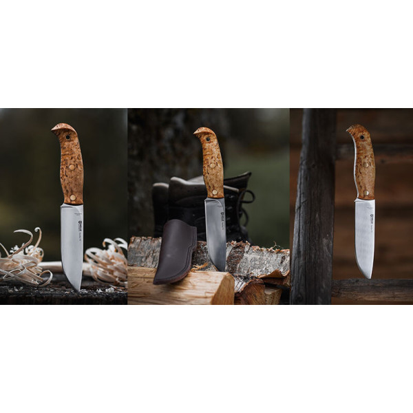 Nordlys FG (Flat Grind) Helle — Couteau fixe | Deville Armory