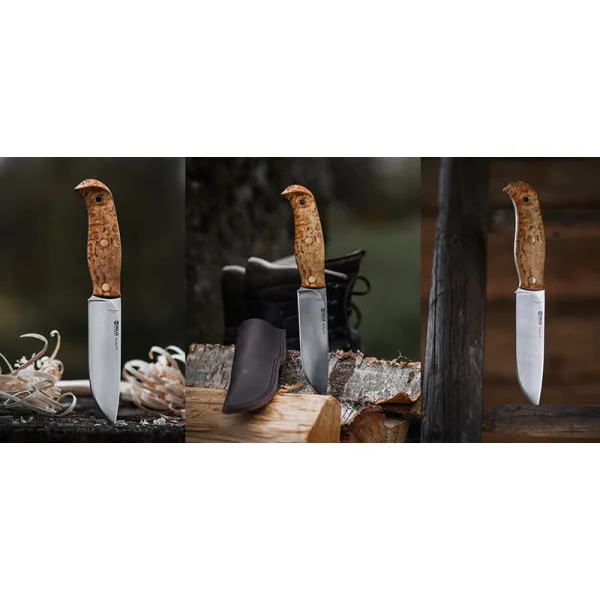 Nordlys FG (Flat Grind) Helle — Couteau fixe | Deville Armory