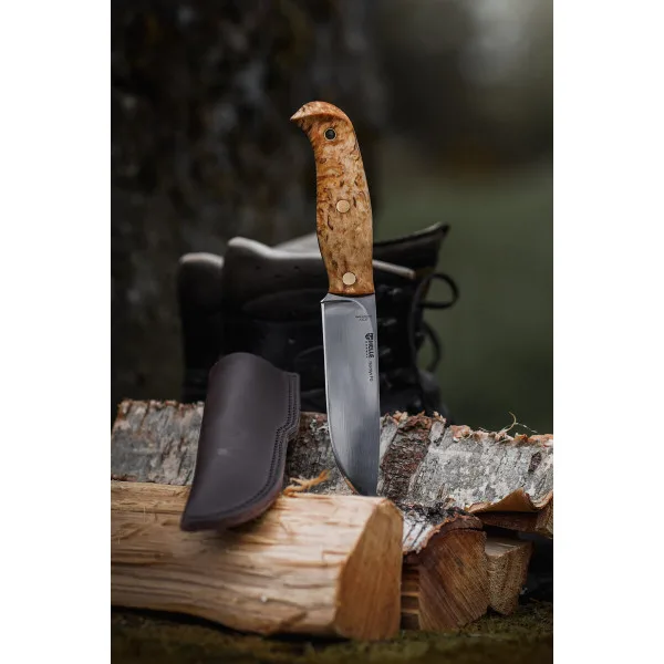 Nordlys FG (Flat Grind) Helle — Couteau fixe | Deville Armory