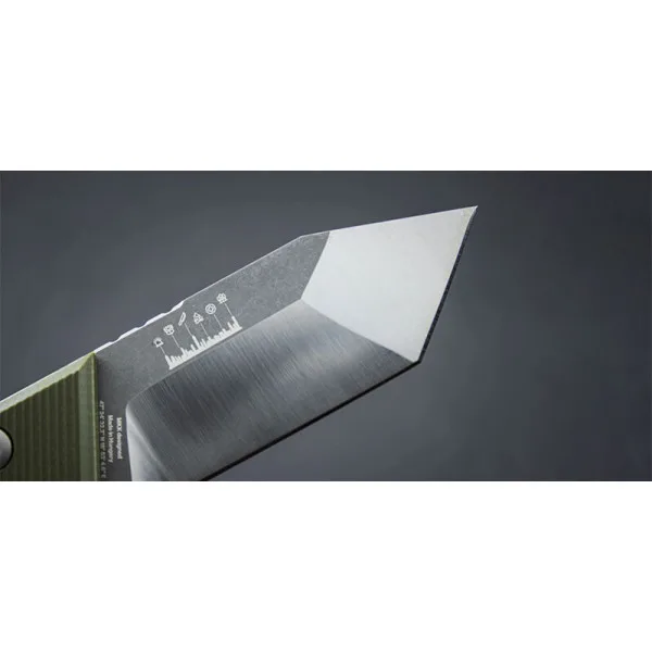 Proto City Tanto Vert NN Knives — Couteau fixe | Deville Armory