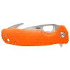 Large Hook Orange Honey Badger — Couteau pliant | Deville Armory
