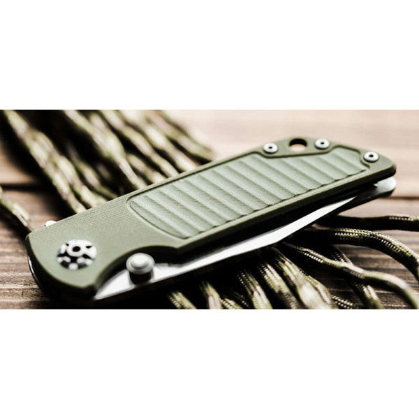 Sherman EDC II G10 OD Green Boker — Couteau pliant | Deville Armory