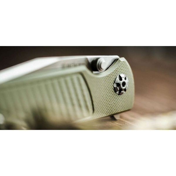 Sherman EDC II G10 OD Green Boker — Couteau pliant | Deville Armory
