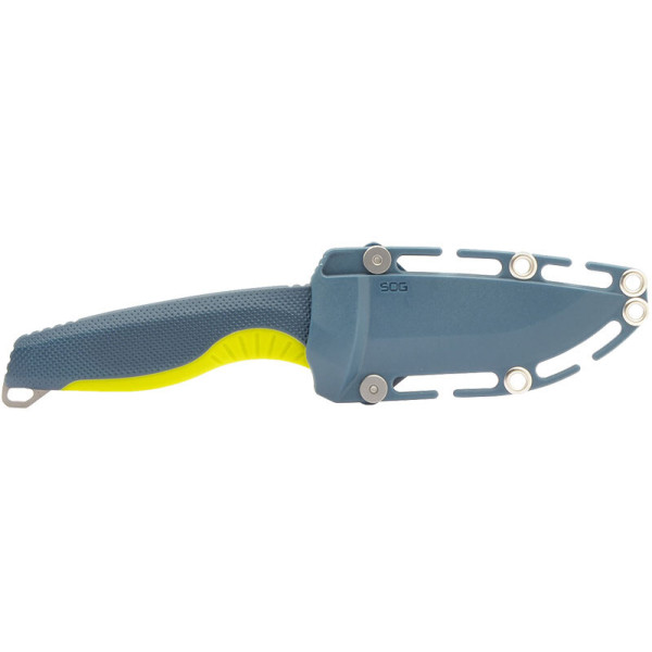 Aegis FX - Bleu/Jaune Sog — Couteau fixe | Deville Armory