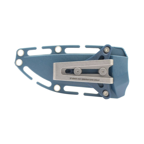 Aegis FX - Bleu/Jaune Sog — Couteau fixe | Deville Armory