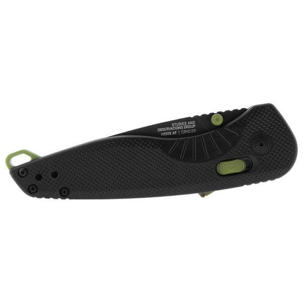 Aegis AT - Black & Moss Sog — Couteau pliant | Deville Armory