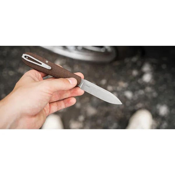 Coffin Jute Micarta Boker — Couteau pliant | Deville Armory