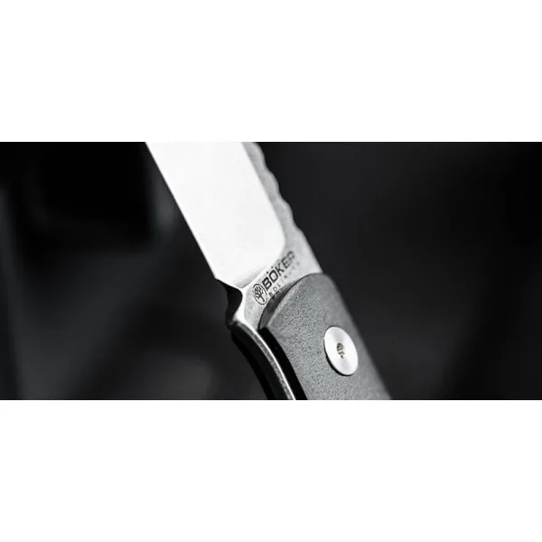 BFF Packlite Black Richlite Boker — Couteau fixe | Deville Armory
