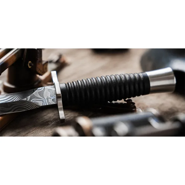 Acht-Acht Flak Damast Boker — Dague | Deville Armory