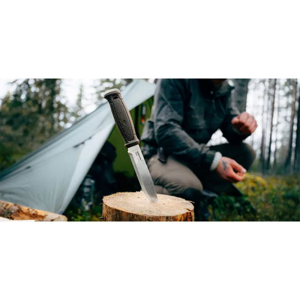 Garberg Grand Inox Morakniv — Couteau fixe | Deville Armory