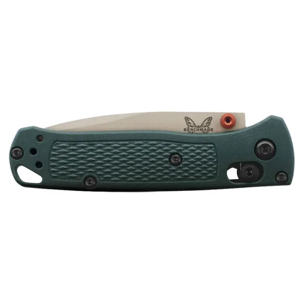Mini Bugout Taiga Green Benchmade — Couteau pliant | Deville Armory