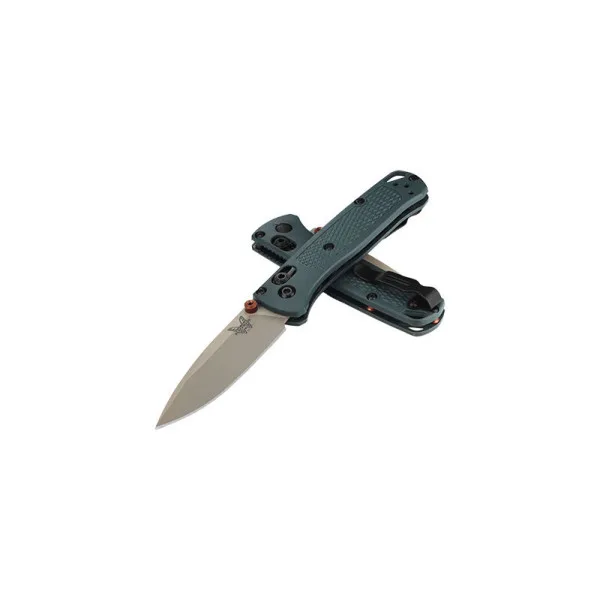 Mini Bugout Taiga Green Benchmade — Couteau pliant | Deville Armory