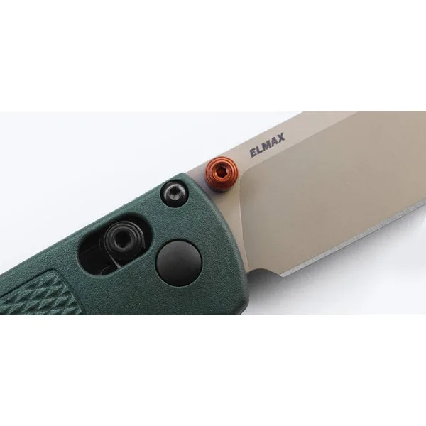 Mini Bugout Taiga Green Benchmade — Couteau pliant | Deville Armory
