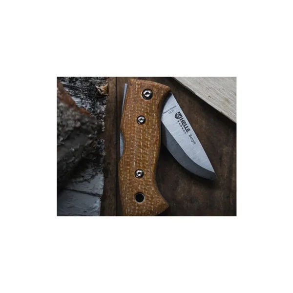 Berget - Moutarde Helle — Couteau nordique | Deville Armory