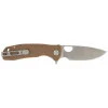 Large Flipper Tan Honey Badger — Couteau pliant | Deville Armory