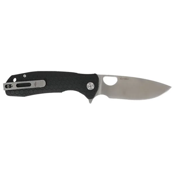 Small Flipper Noir Honey Badger — Couteau pliant | Deville Armory