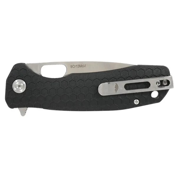 Small Flipper Noir Honey Badger — Couteau pliant | Deville Armory