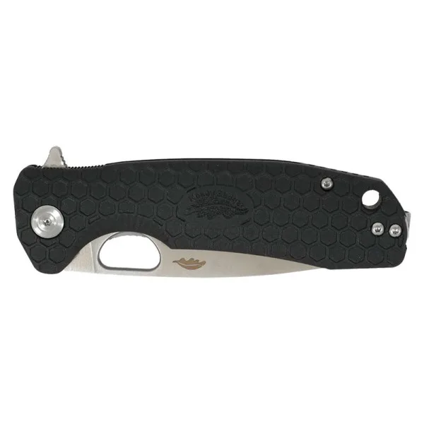 Small Flipper Noir Honey Badger — Couteau pliant | Deville Armory