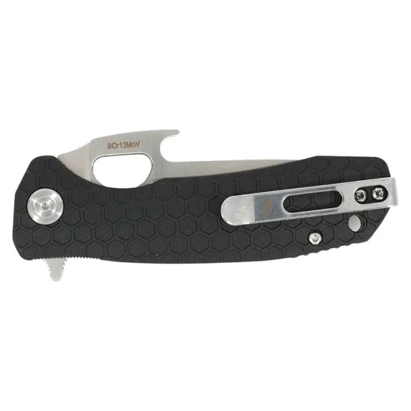 Large Opener Noir Honey Badger — Couteau pliant | Deville Armory