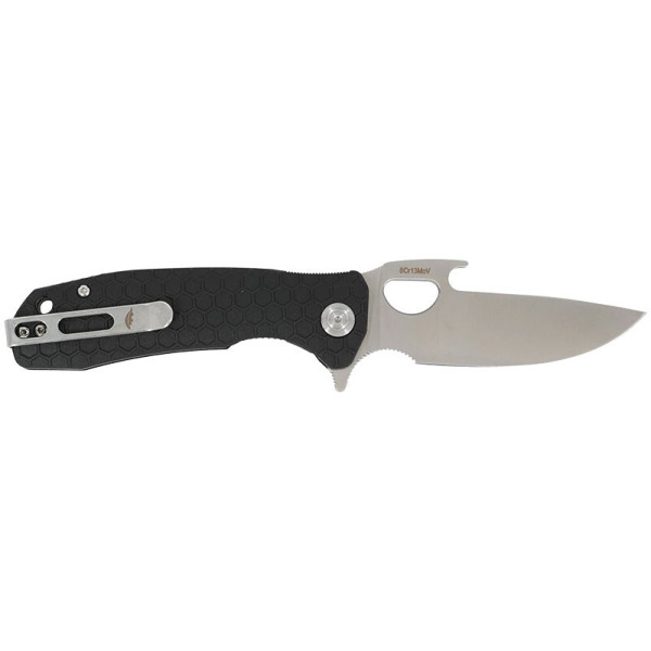 Medium Opener Noir Honey Badger — Couteau pliant | Deville Armory