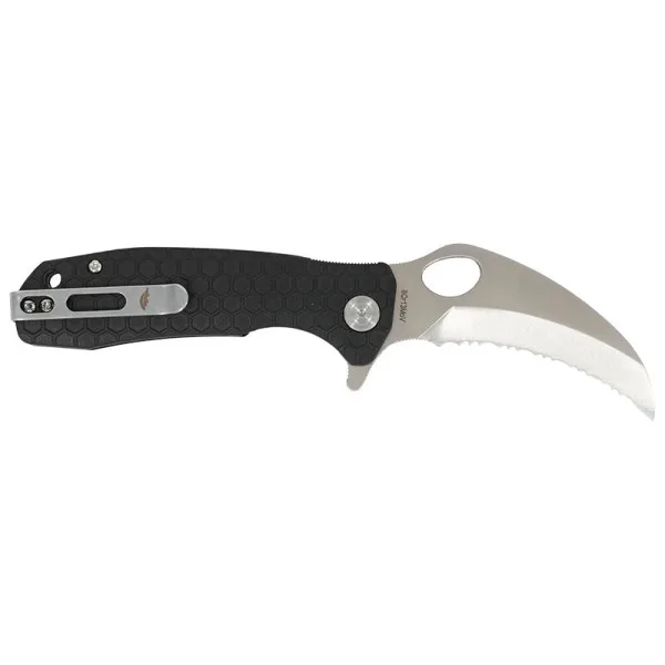 Medium Claw Noir Serrated Honey Badger — Karambit | Deville Armory