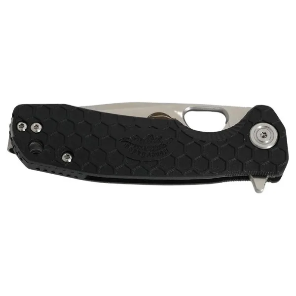 Large Tanto Noir Honey Badger — Couteau pliant | Deville Armory