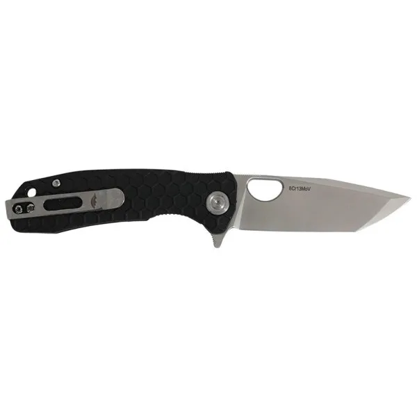 Small Tanto Noir Honey Badger — Couteau pliant | Deville Armory